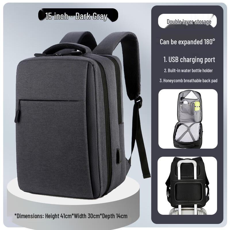 LiShen Herraffärsryggsäck för bärbar dator