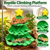 Detachable Feeding Bowl Reptile Climbing Platform Suction Cup Terrary Platform  for Tree Frog