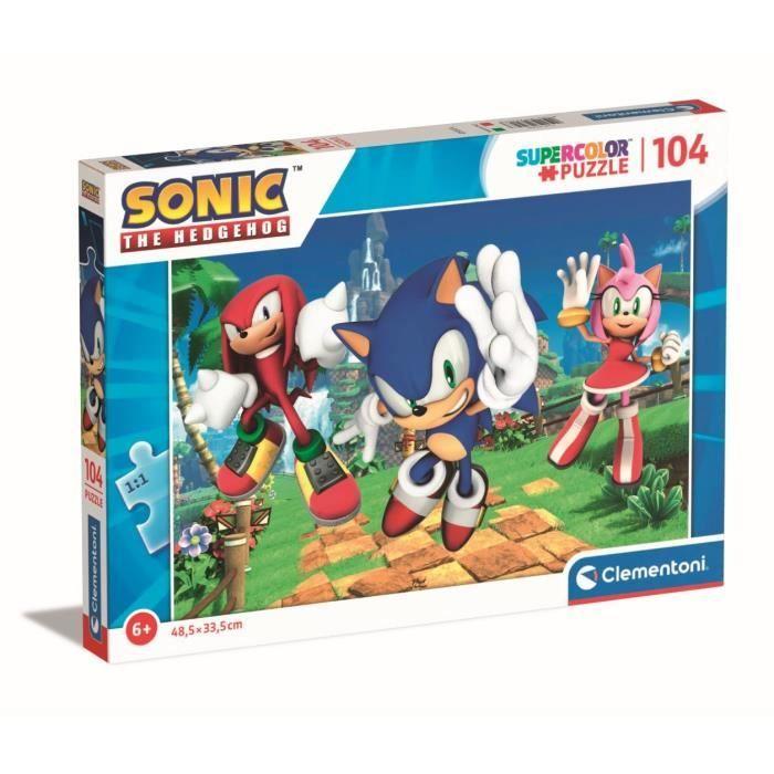 Puzzle - Clementoni - 104 pièces - Sonic