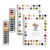 Yousheng Watercolor Workbook for Beginners 12 Colors Watercolor Paint Set Birds Flower Dogs Watercolor Book Art Craft Supplies for Kids Adults Teens
