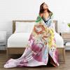 Mermaid Melody Pichi Pichi Pitch Blanket Quality Soft  Throw Blanket Winter Child Couch Chair Funny Bedspread