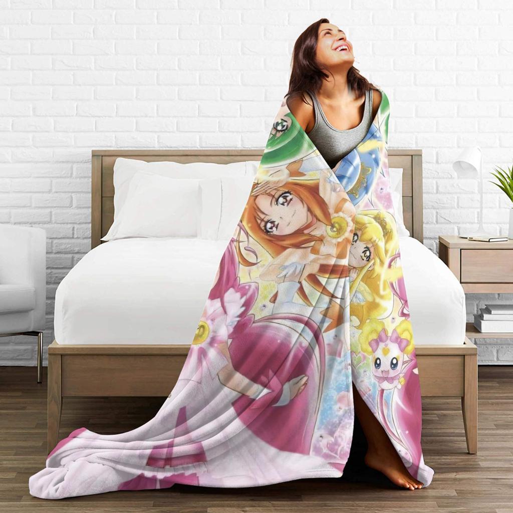 Mermaid Melody Pichi Pichi Pitch Blanket Quality Soft Throw Blanket Winter Child Couch Chair Funny Bedspread