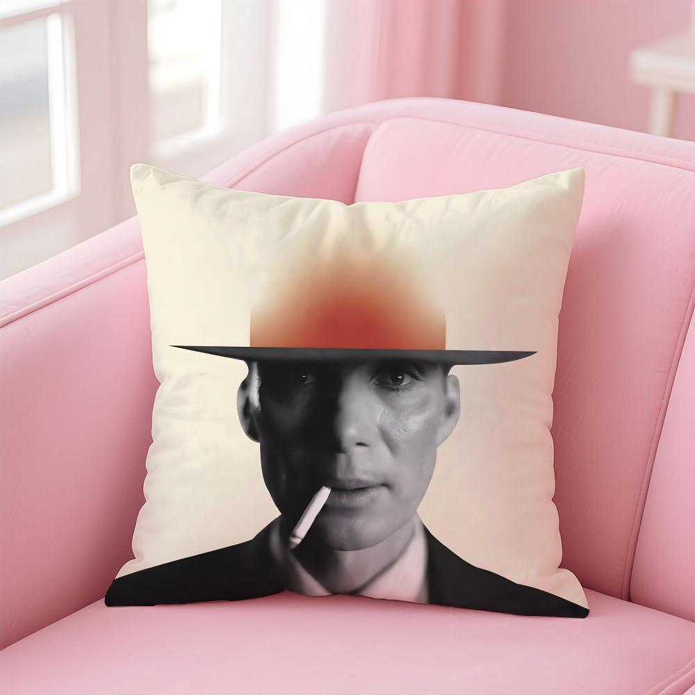 o-Oppenheimer Singer Cushion Cover Comfortable Reversible Pillow Cover Ideal for Car Sofa Bedroom & Beyond