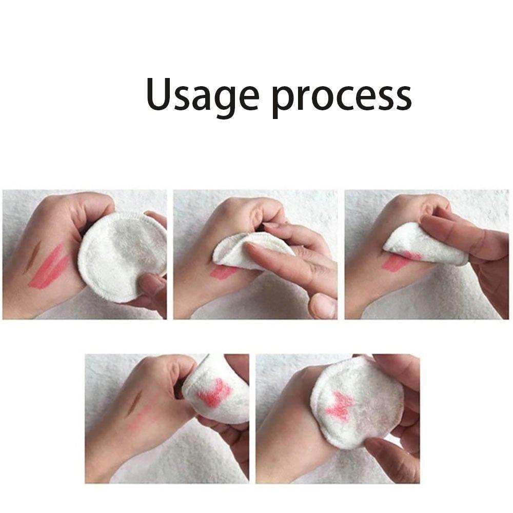 12PC Microfiber Make Up Pads Washable Skin Care Tool Reusable Face Cleaning Pads  Women