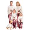 European Christmas Reindeer Print Family Matching Pajama Set - Long Sleeve