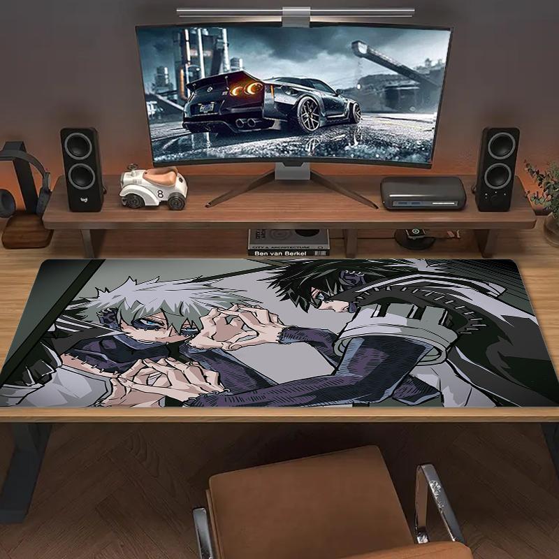 Touya Dabi Mouse Pad Large Gaming Table Cushion Nonslip Laptop Tablet Big Mousepad Xxl Mat Mini Pc Playmat With Lock Edge