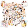 35pcs Cartoon Cute Stickers Playful Animals Stationery Stickers Stickers For Suitcase Fridge Phone Luggage Laptop DIY