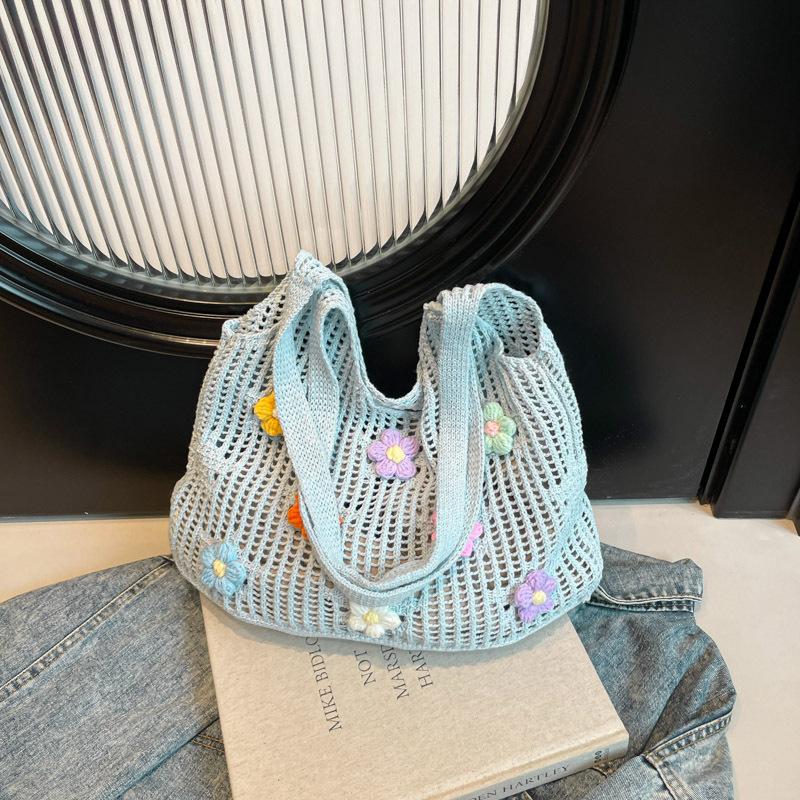 Нишевый дизайн повседневная простая мода большая вместимость сумка лето новая 2025 женская персонализированная плечевая сумка-тоут