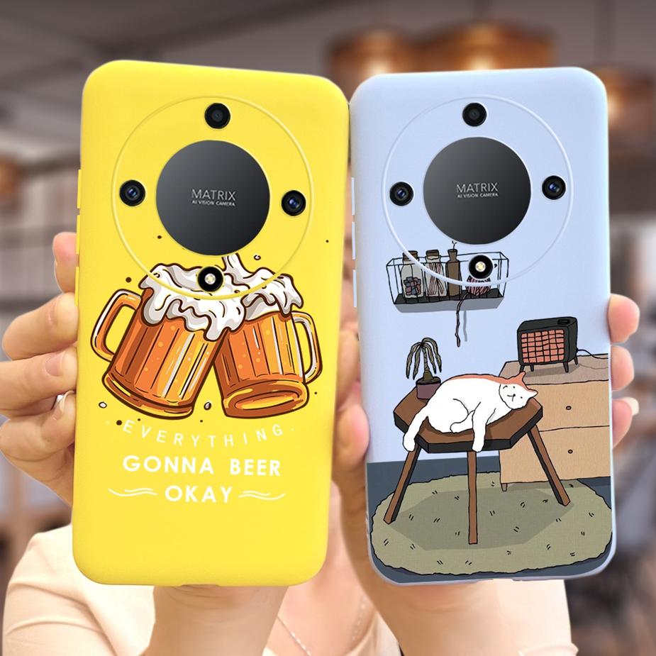 For Honor Magic 6 Lite Case Cute Fashion Candy Painted Cover Shockproof Phone Case For Honor Magic6 Lite 5G Fundas 6.78'' Bumper