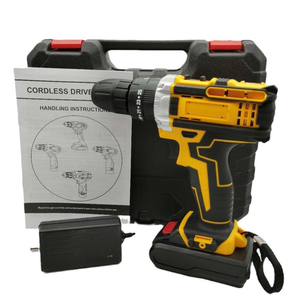 High-Power Electric Screwdriver & Drill Set: Portable, Lightweight Lithium Charging Tool