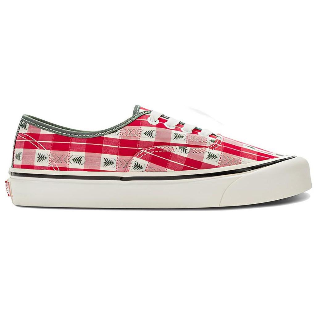 Vans Authentic 44 Dx Canvas Low-Top Skate Shoes Unisex Sneaker White Red Green VN0005U8Y52