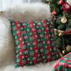 45x45cm 30x50cm Square Pillow Cases Christmas Scottish Tartan Plaid Cushion Covers Bed Sofa Pad Party Decor Throw Pillow Cover