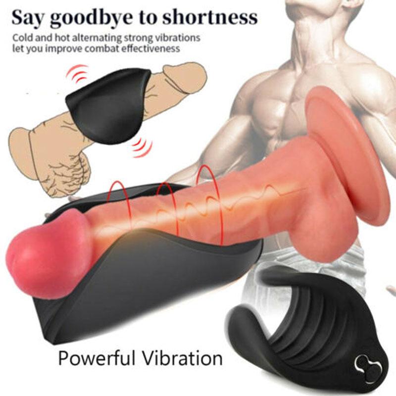 Male Penis Trainer Vibrator Masturbator Vibrating Cock Glans Stimulator Ejaculation Delay Exerciser Sex Toys for Adults Men Male