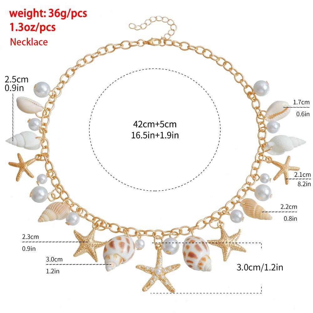 Bohemian Body Chain Sea Star Jewelry Accessories Summer Waist Chain  for Women
