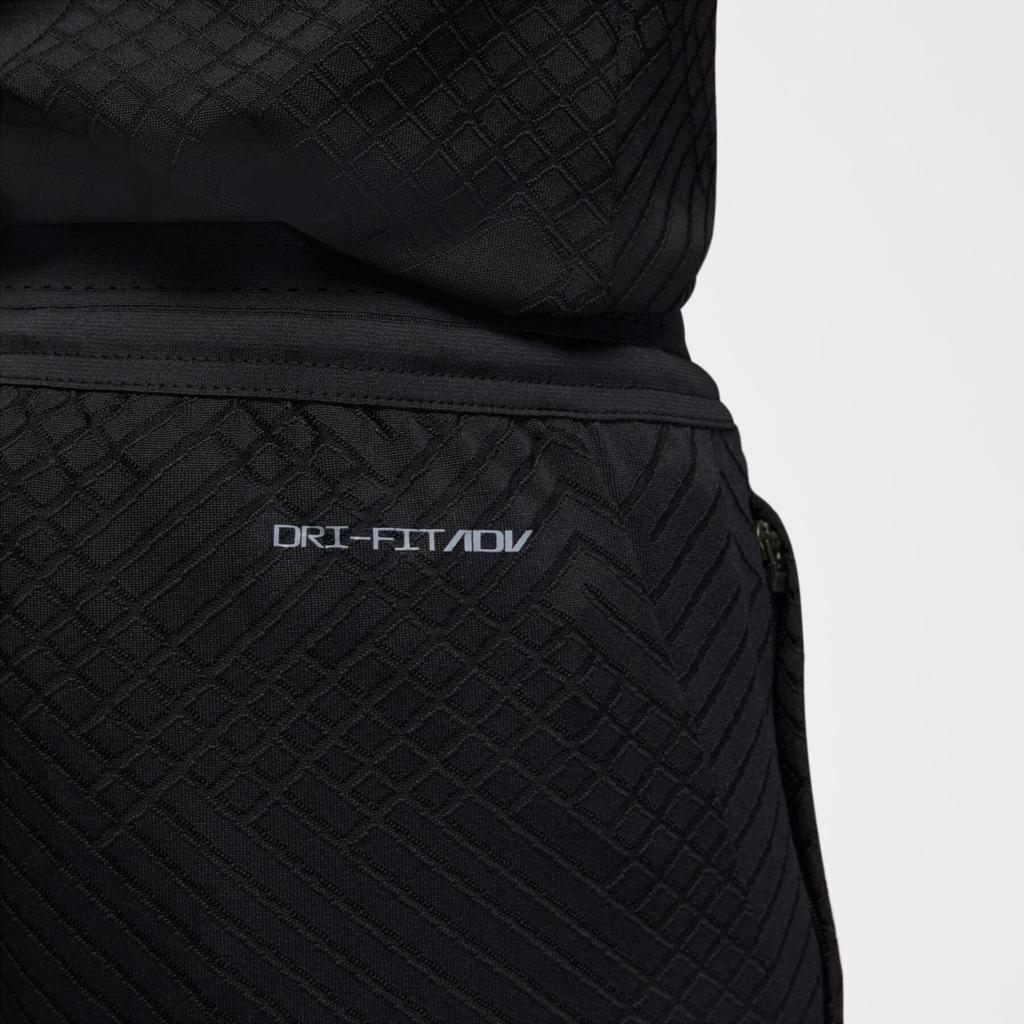 Jordan Logo Print Fitted Mid-Rise Straight-Leg Knit Sports Pants Men Pants Black DN1251-010