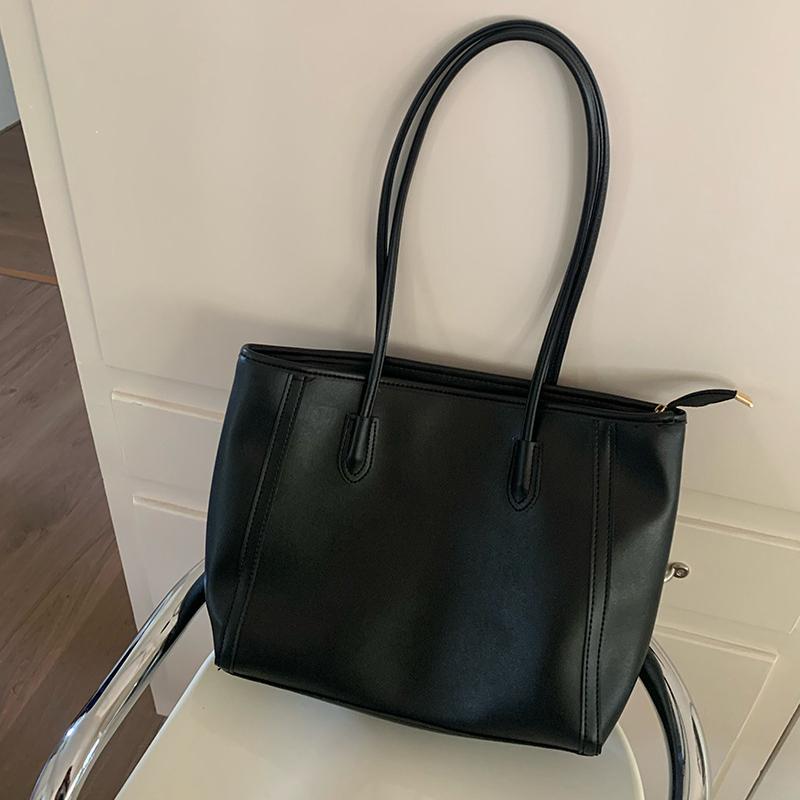 Retro Large-capacity Bag Women's Bag Trendy Korean Version of The Wild Tote Bag Fashion One-shoulder Commuter Bag