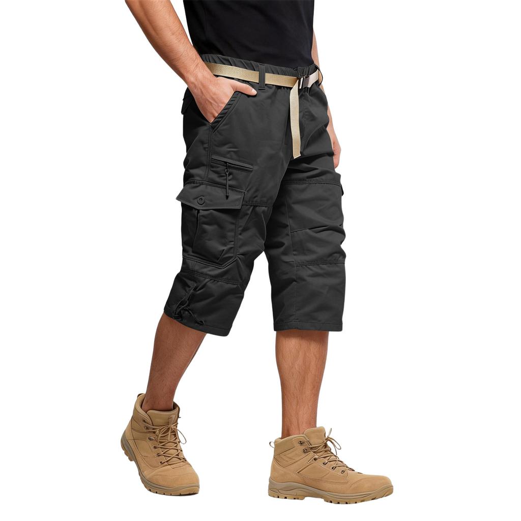 Men's Casual Workwear Multi-Pocket Shorts