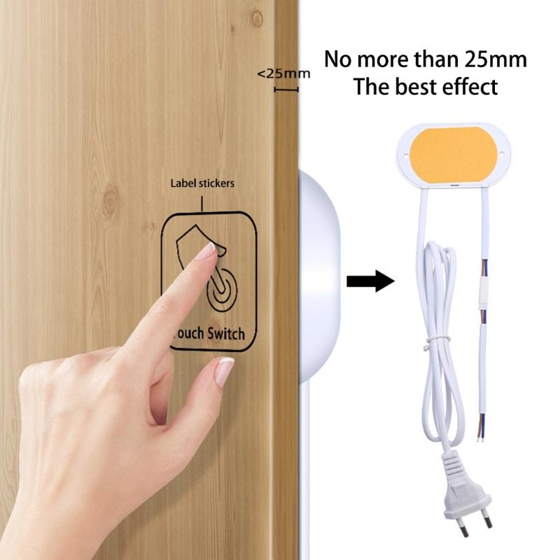 Berührungsinduktionsschalter Moderne dimmbare Touch-Dimmer Holzmöbel Berührungssensorschalter Einfache Installation