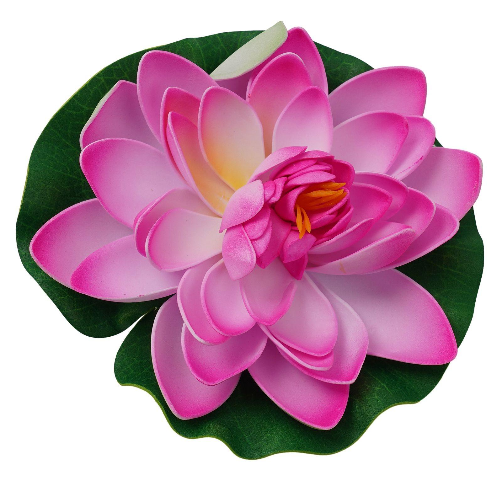 

18cm Water Lily Artificial Lotus DIY Home Outdoor Decor Lotus Flower світло-рожевий колір
