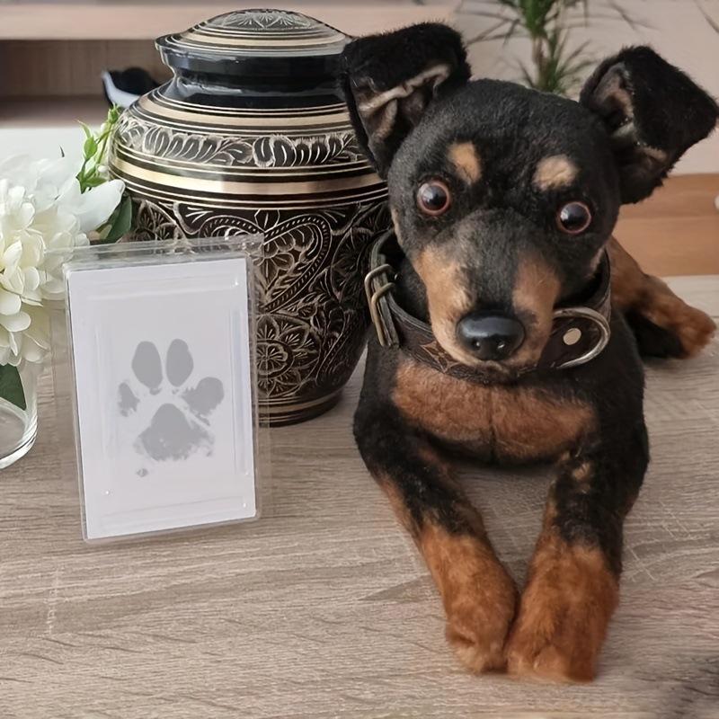 Pet Paw Print Memorial Tabletop Decoration for Cats and Dogs