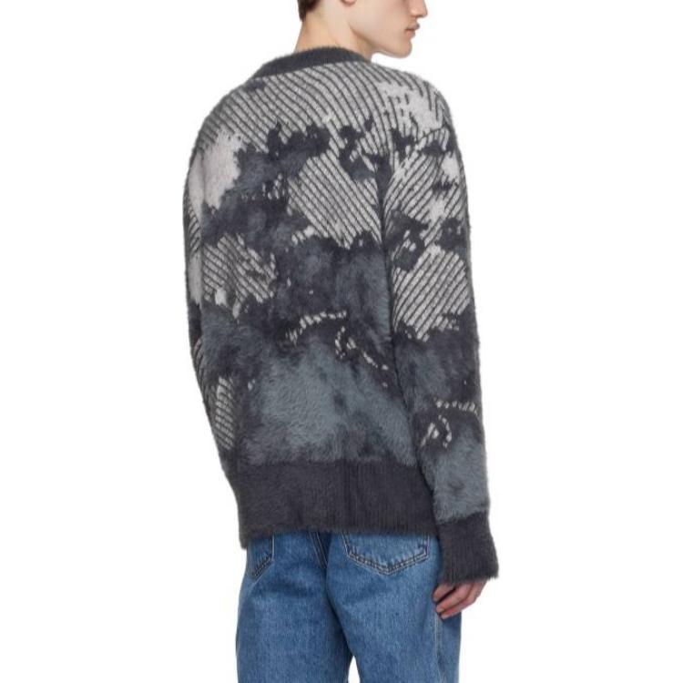 Feng Chen Wang Sweater Men's Gray FUF16KT08G