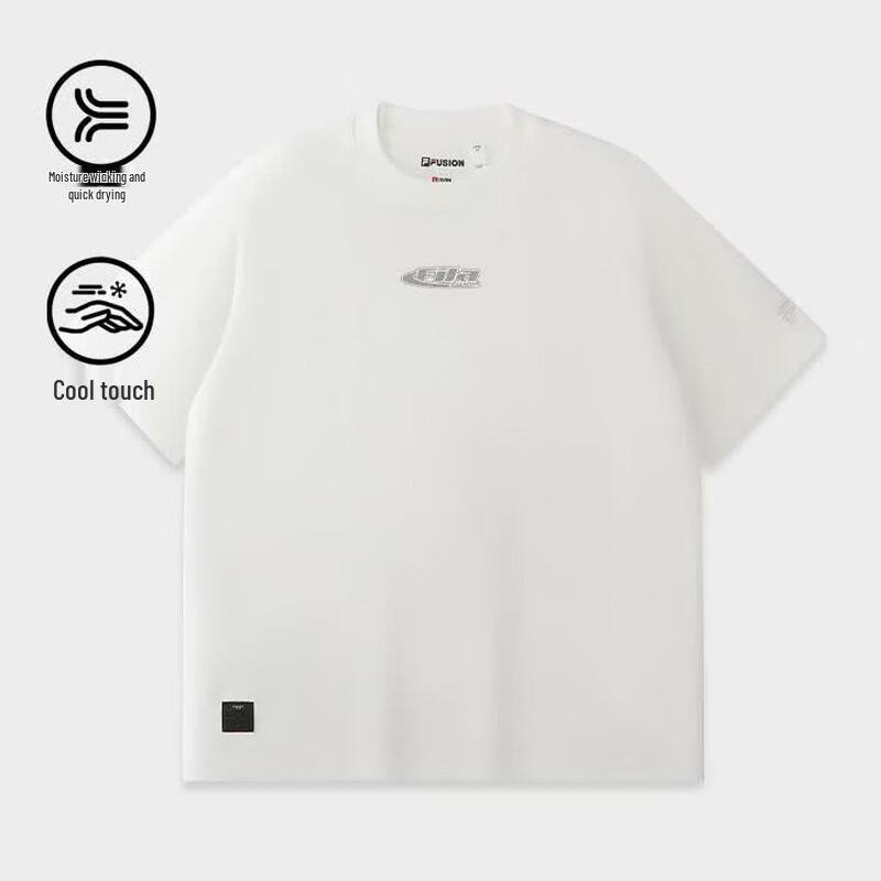 FILA FUSION Men s Zhang Hao Edition Knit Short Sleeve T-Shirt L