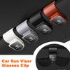 Car Interior Sun Visor Glasses Clip Sunglasses Holder for Porsche Cayenne Panamera Macan 911 718 Taycan Boxster Cayman 918 Pajun