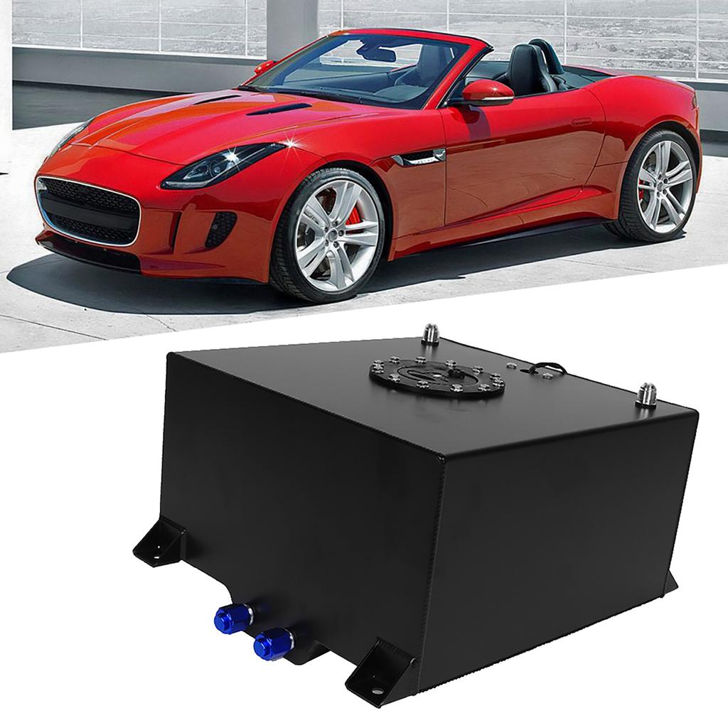 10 Gallon Aluminum Alloy Fuel Cell Gas Tank Level Sender Replacement Auto Vehicle Accessory