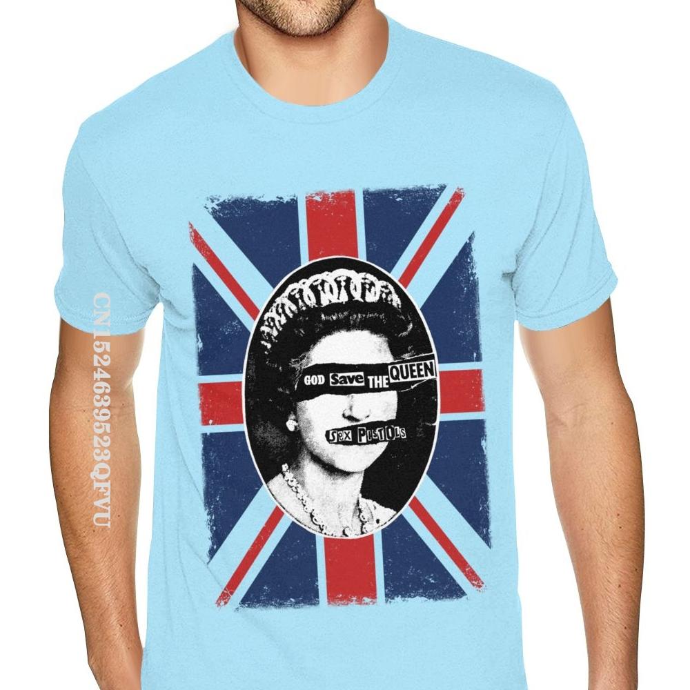 Sex Pistols Tee God Save The Queen Cotton Boys Make Your Own Top T-shirts Normal Brand Mens Tops T Shirt Normal Cotton