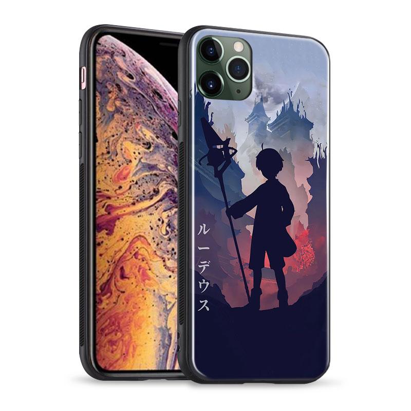 

Rudeus Mushoku Tensei аниме Стекло Мягкий силиконовый чехол для телефона чехол для iPhone SE 6s 7 8 Plus X XR XS 11 12 13 Mini Pro Max iPhone 13Pro MAX&Soft Silicone case