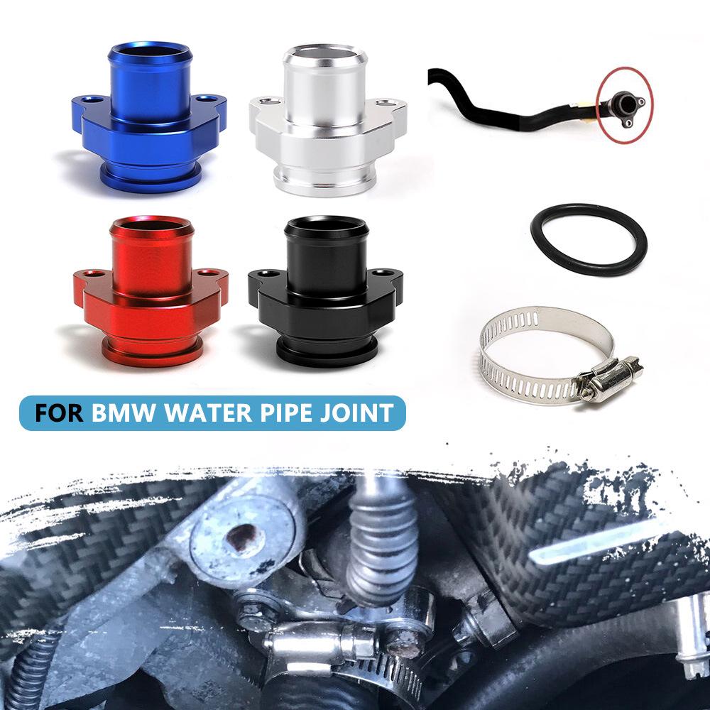BMW 335i Water Hose Connector with Clamps (Part 11537541992)