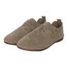 Sapatos casuais femininos de bico fino com cadarço, estilo vintage, planos, de bico baixo, para uso diário e dirigir