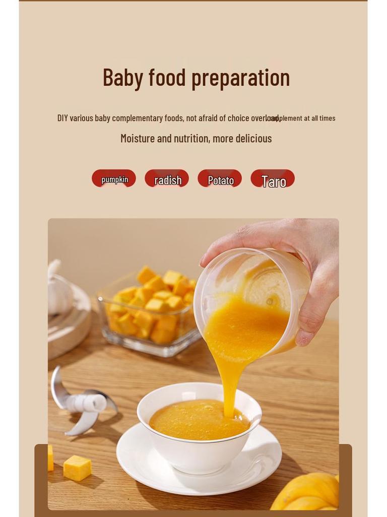Electric Mini Garlic Masher: Automatic, Wireless Kitchen Tool for Garlic & Baby Food