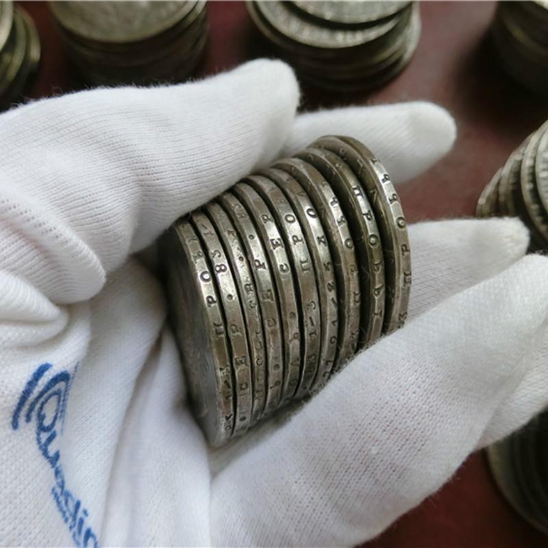Copy Tsar Russian Empire Ivan III Anna Ivanovna Ancient Silver Coin Ruble Coin Collection Hobby AVE
