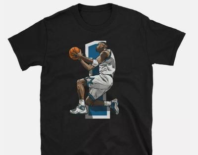Penny Hardaway Basketball Cotton Black Men All Size T-shirt Unisex T-Shirt