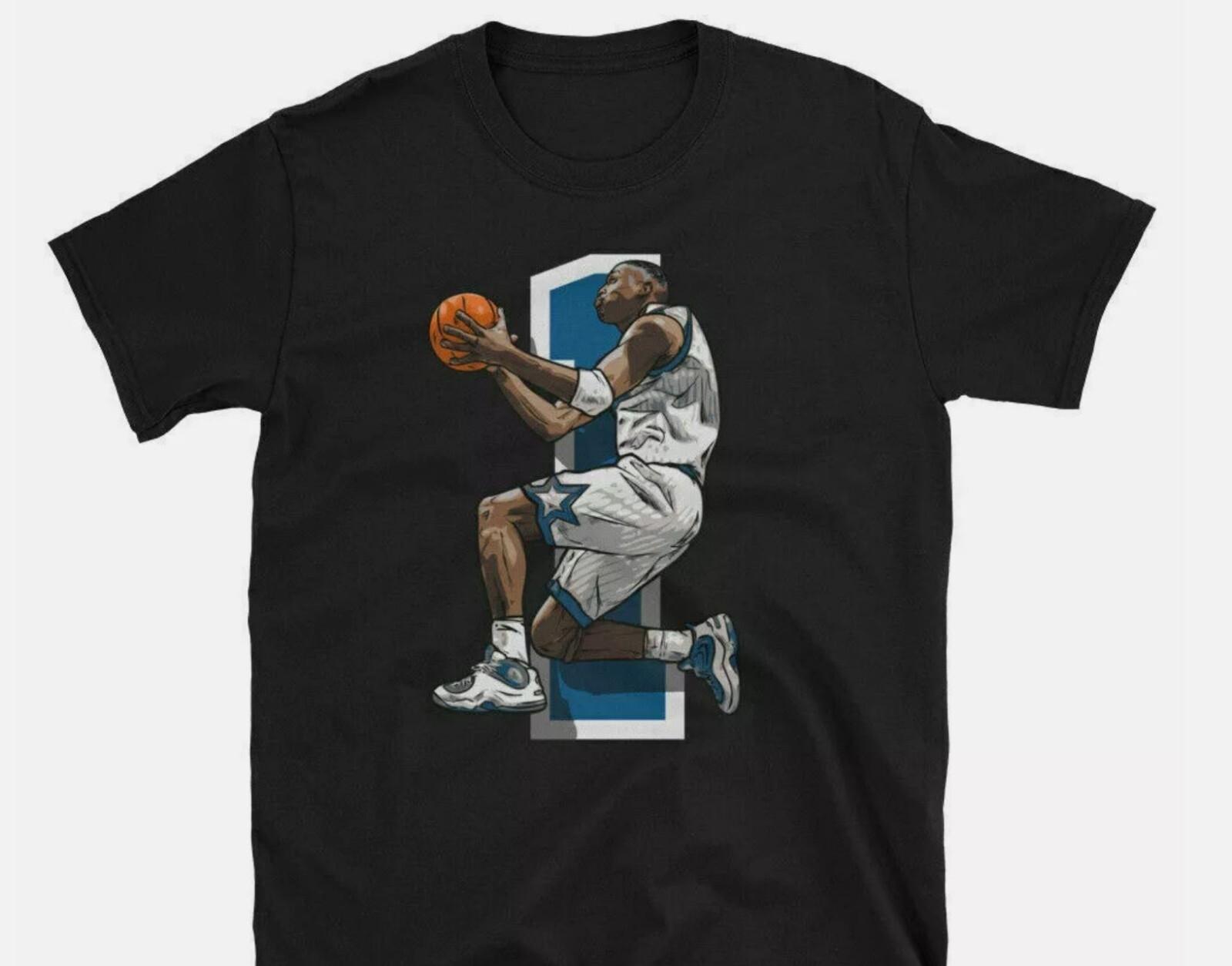 Penny Hardaway Basketball Cotton Black Men All Size T-shirt Unisex T-Shirt S
