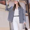 Betu Women's Vintage Plaid Long Sleeve Shirt