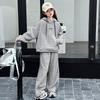 Trendy Fleece-Lined Winter Set for Girls 2025: Cozy Sweatshirt & Pants Two-Piece