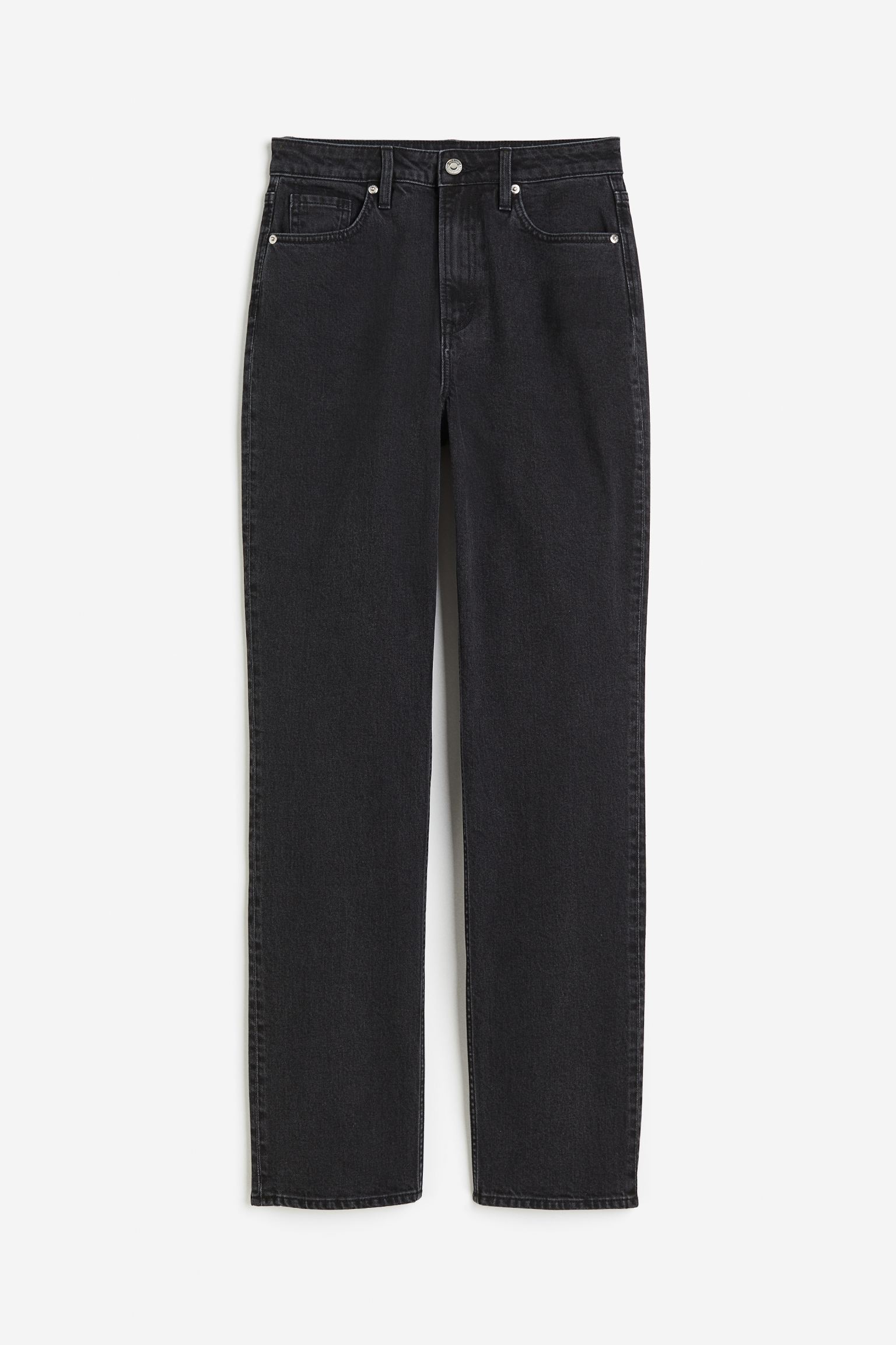 

Узкие высокие джинсы с пышной посадкой