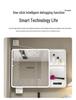 Arc Thickened Bathroom Smart Mirror Cabinet with Makeup Storage and Wall-Mounted Multi-Function Socket