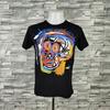 Maglietta Jean Michel Basquiat rara grafica nera T-shirt Uomo Donna maglietta