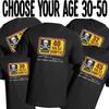 Birthday Grumpy Git Mens T-Shirt Funny Choose Year 30th 40th 50th Premium Gift