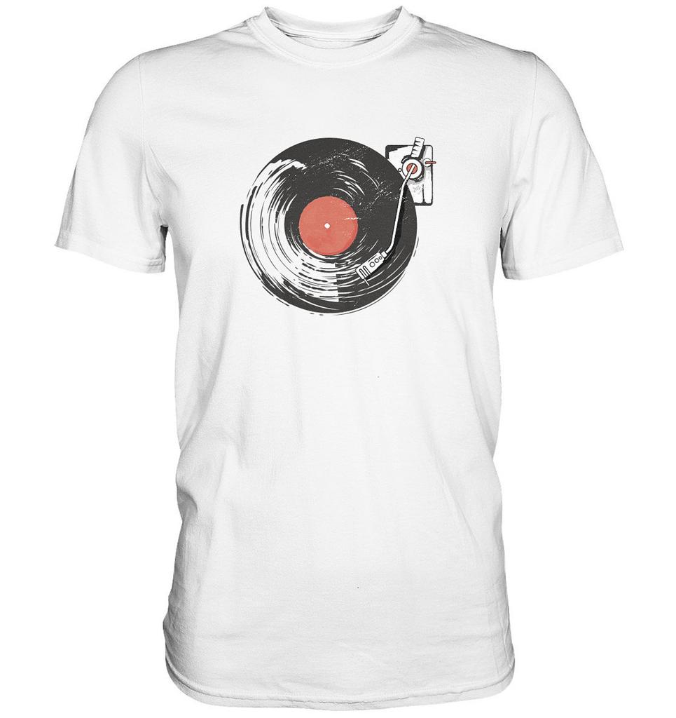 Vinyl Record Gift Vinyl T-Shirt Music Turntable - Women's Men's Shirt