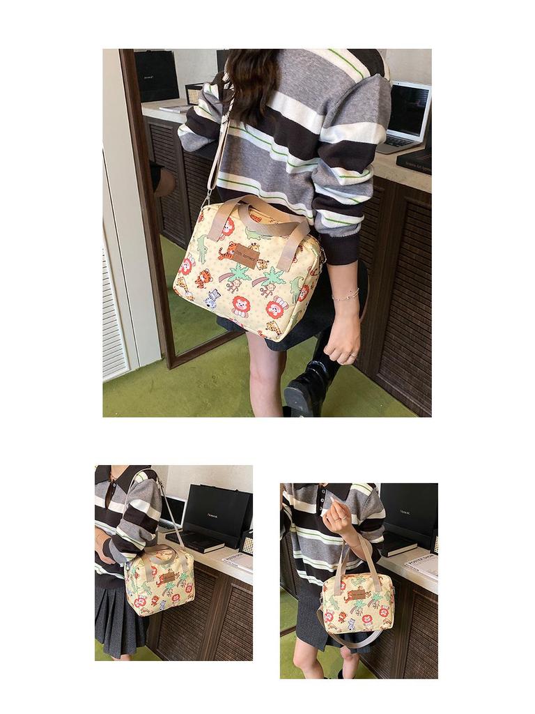 Mama & Baby Niedliche Cartoon Ausflug Handtasche - 2025 Neu Einzelne Schulter Crossbody & Lunchtasche