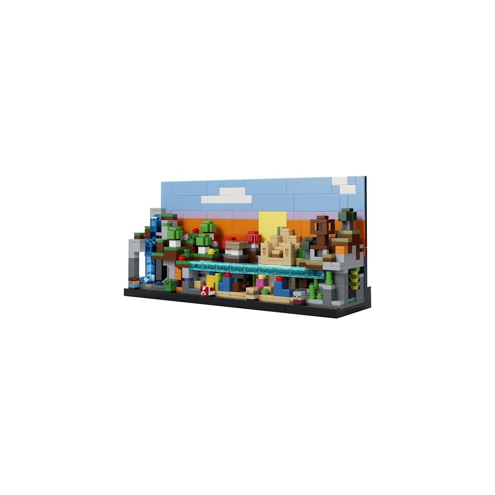LEGO Minecraft Mini Biome Building Set 21589 for Kids Age 12+ - Creative Toy for Boys and Girls