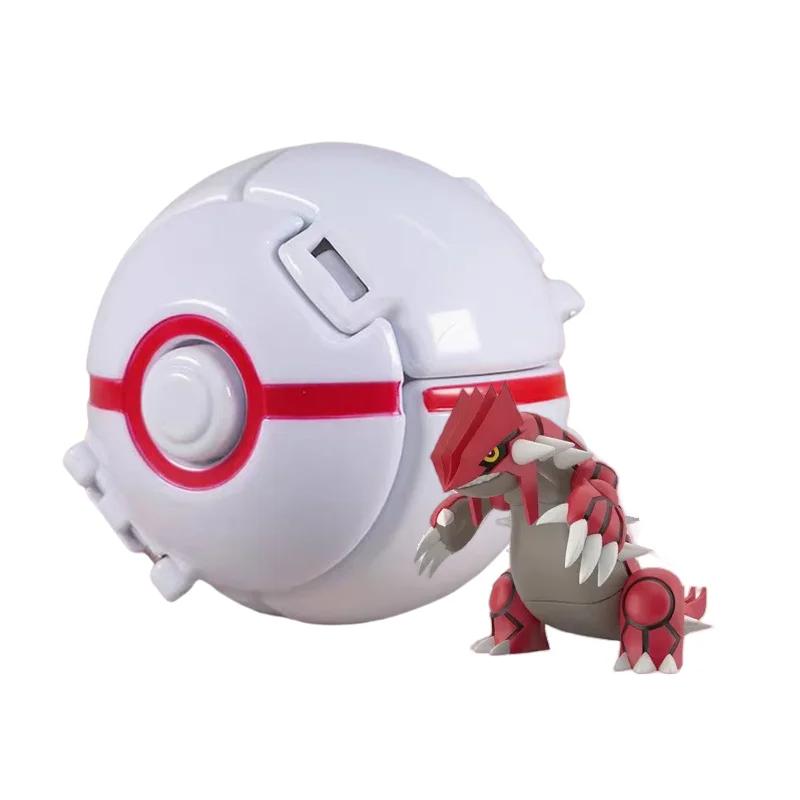 Pokemon Elfball Figur Pikachu Glurak Turtok Mewtu Pocket Monster Variante Pokeball Verformbare Spielzeuge Actionmodell Geschenk