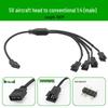 5V 3-Pin/12V 4-Pin RGB zu Flugzeug-Stecker/Buchse Adapter Verlängerungskabel