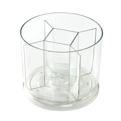 360° Rotatable Pen Caddy Rotating Pencil Holder Desktop Stationary Organizer with 5 Compartments for Office Storage
