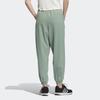 Adidas Woven Drawstring Sports Casual Pants Women Bottoms Silver-Grey Green IN9072