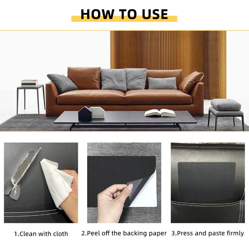 Self-adhesive Sofa Furniture DIY Repair Patch Car Interior Motorcycle Sticker
